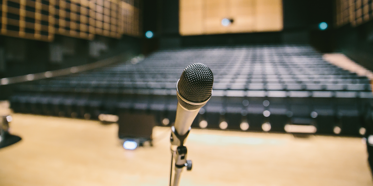 Mikrofon i Dronningesalen